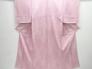 未使用品　寄せ柄単衣小紋着物